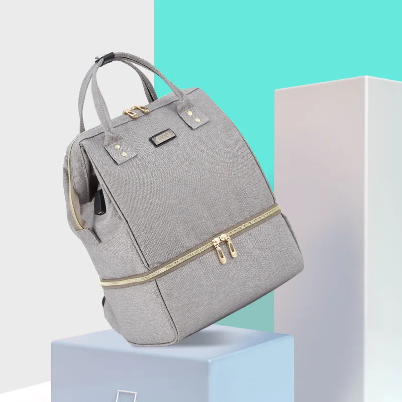 2025 nuevo bolso de bebé, bolsas de pañales de moda, bolsa de pañales grande, mochila, bolsas de maternidad para madre, mochila de pañales para bebé, gota gratis - imagen 4