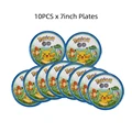 10pcs 7inch plates