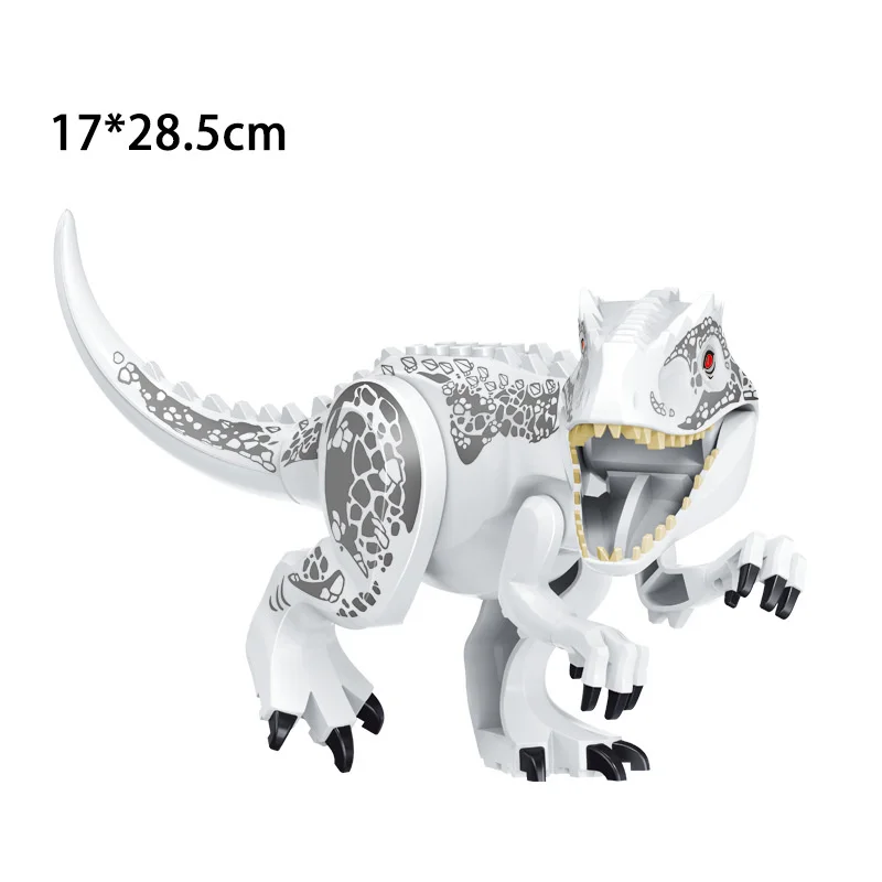 Juego de construcción dinosaurios T-Rex y Velociraptor para niños - imagen 4
