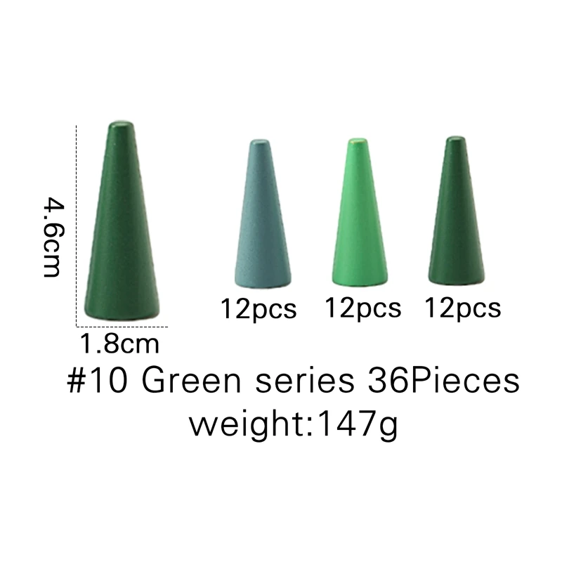 green series 36 pcs