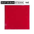 40x40 cm red