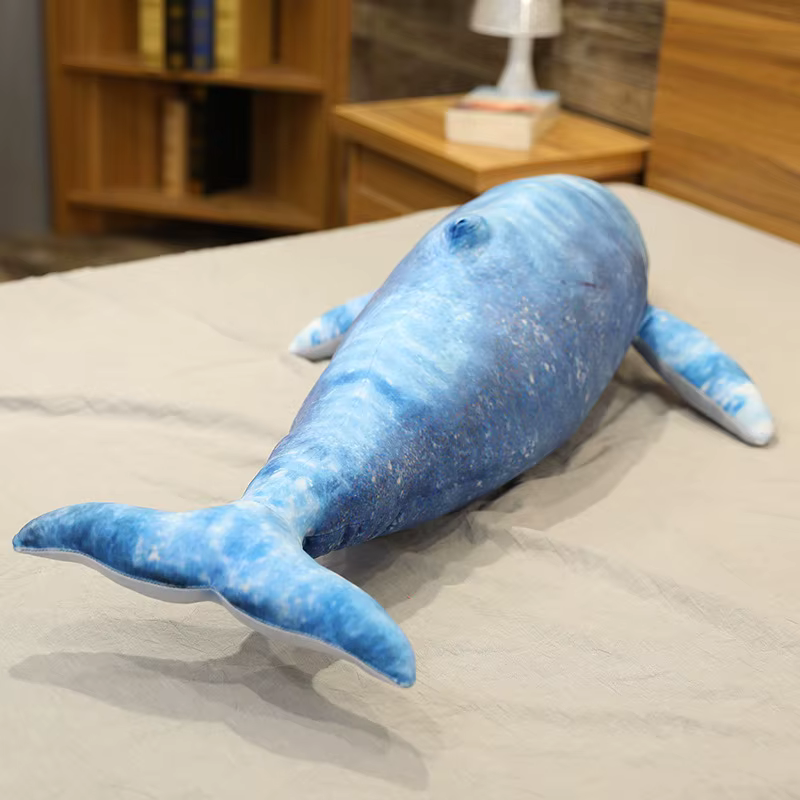 Peluche ballena azul suave para niños - imagen 4