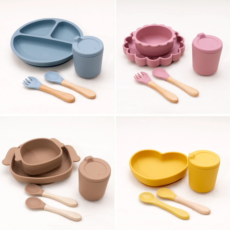 Taza de silicona para bebé, vaso para beber para niño, taza de viaje a prueba de fugas, Material de silicona de grado alimenticio, espectáculo para bebé - imagen 4