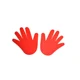 1Pair Red Hand