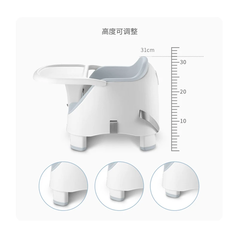 Silla de comer plegable portátil para bebé y niño - imagen 3