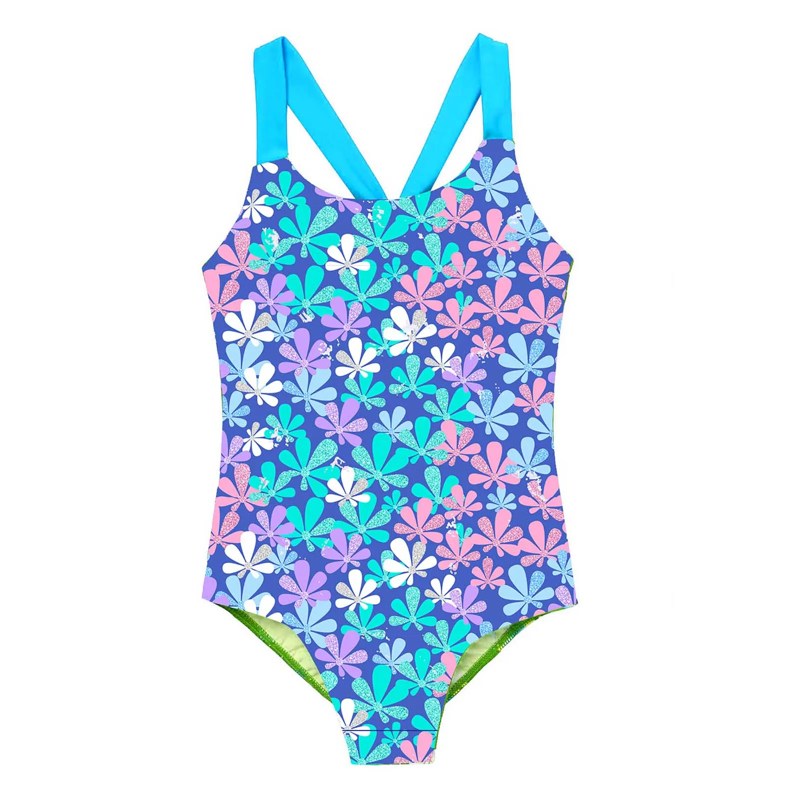 Bañador sirena de una pieza para niña – Traje de verano - imagen 3