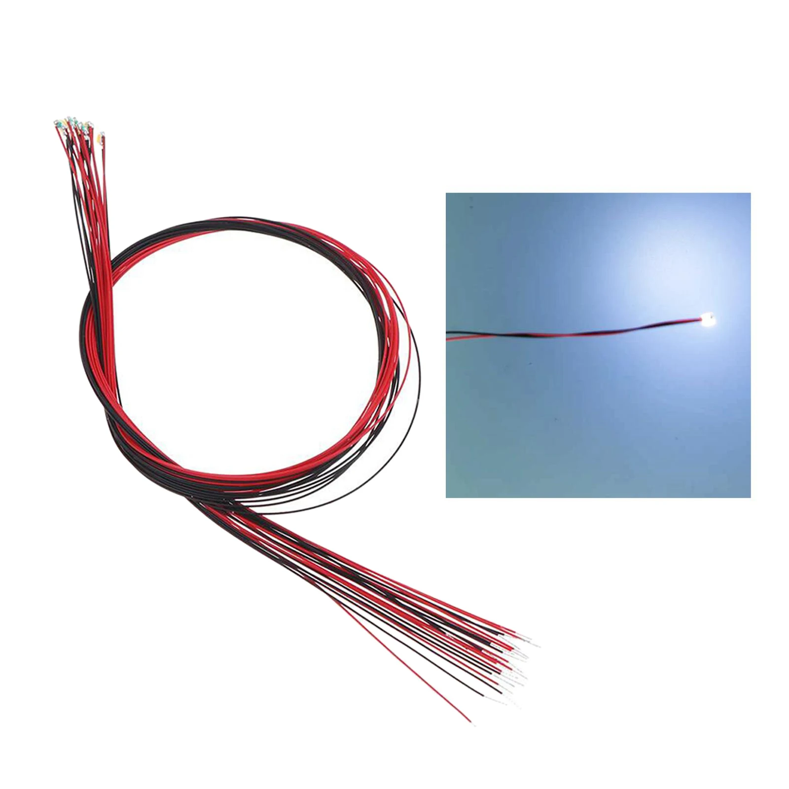 Mini farola de tren en miniatura, luces LED para jardín, césped, Diorama, reutilizable, Tr, sin adhesivo, Nano cinta, carteles, 10 unidades por juego - imagen 2