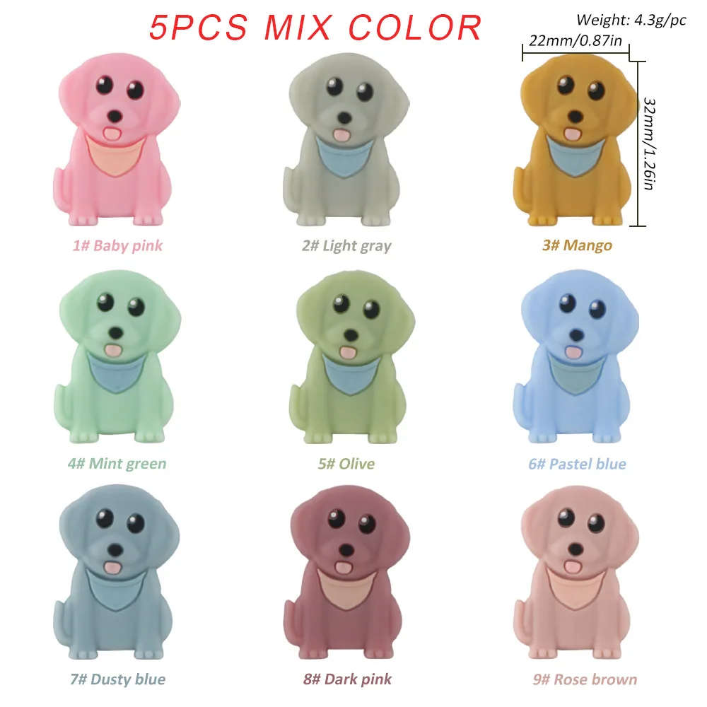 5PCS MIX COLOR