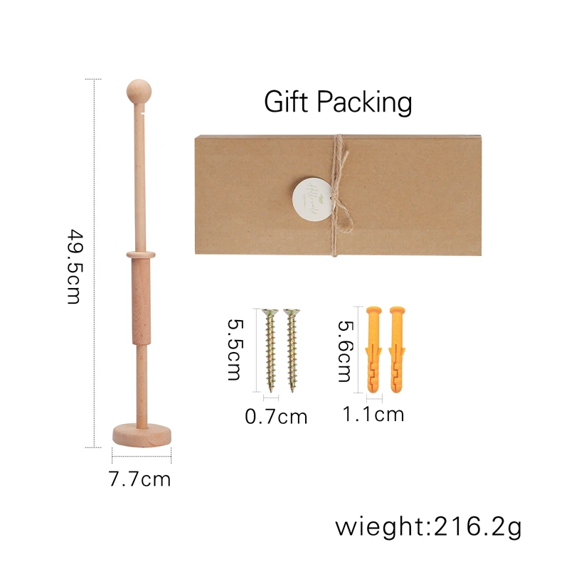 Round wall bracket