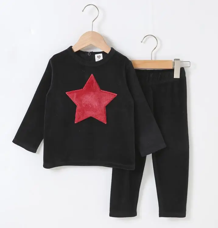 burgundy star set