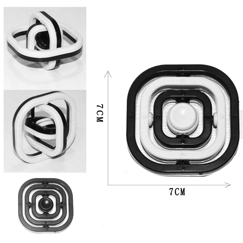 Flip 3D Fidget Spinner juguete infinito Flip Spinning Top juguete adulto antiestrés mano Spinner juguete alivio del estrés niños giroscopio regalo - imagen 3