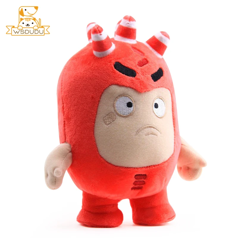 Juguete de peluche de dibujos animados de Oddbods, muñeco de peluche bonito, fusible de burbujas, Newt Pogo Slick, almohada suave de Jeff Zee, regalos coleccionables para niños y adultos - imagen 4