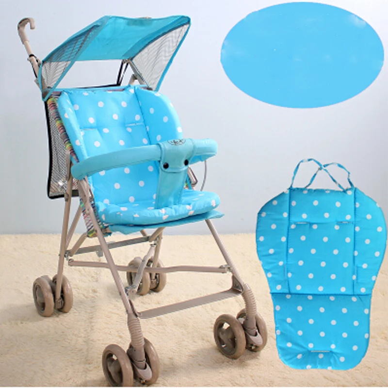 Almohadilla de asiento coche para bebé, funda algodón cómoda cochecito cojín colchón, 5 colores opcionales - imagen 2