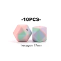 10pcs hexagon