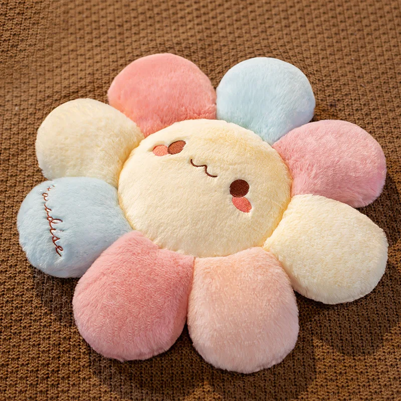 Cojín de peluche oso girasol suave para decoración infantil - imagen 3