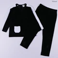 black with white fur