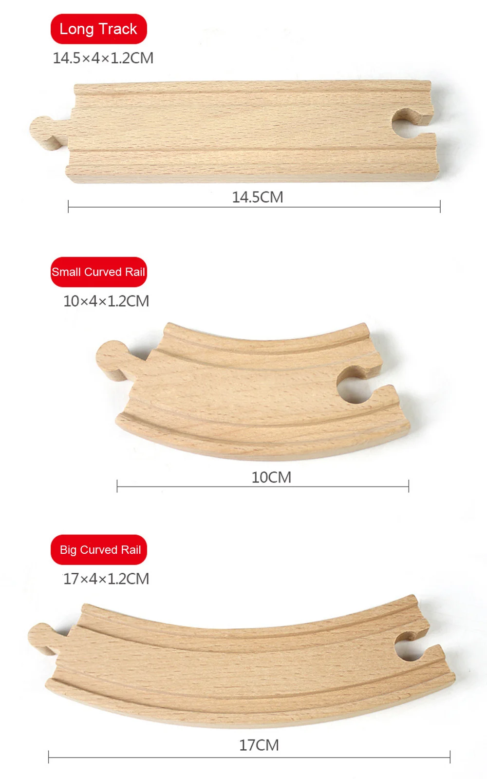 Pieza elevación madera - Accesorio puente elevado