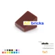 100pcs brown