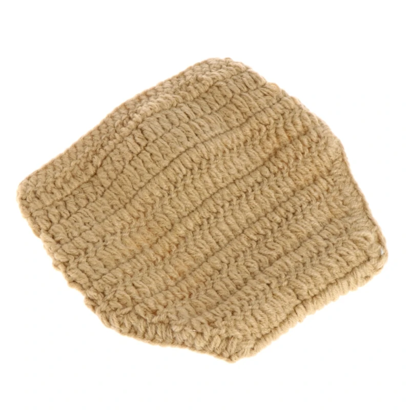 Disfraz punto ganchillo para recién nacido, niño y niña, conjunto sombrero utillaje para fotografía, D7YD - imagen 4