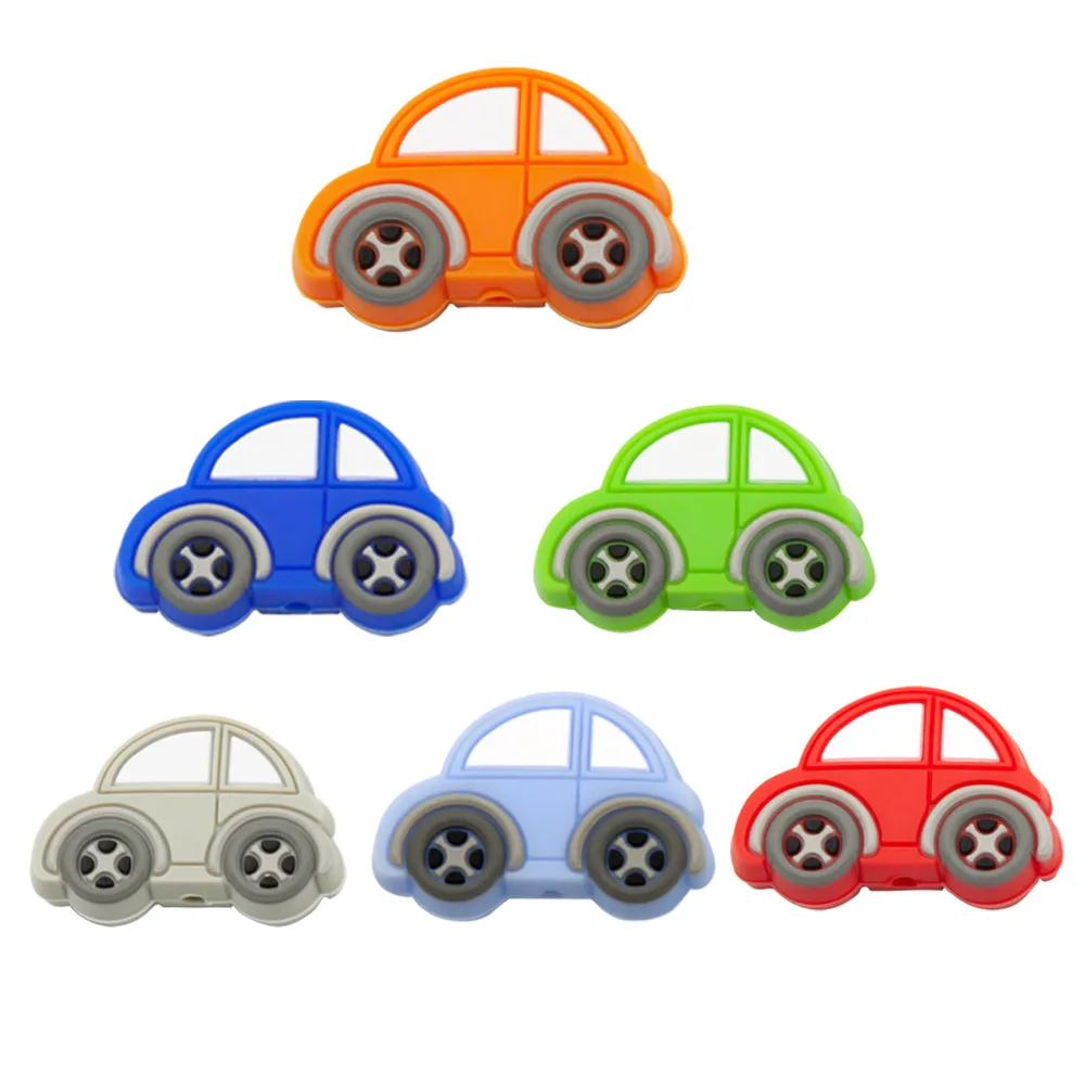 Cadena portachupetes mordedor silicona para coche – Accesorio bebé