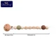 Brown Pacifier Chian