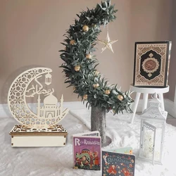 Colgante de madera Ramadán Islámico – Decoración hogar Feliz Eid