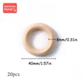 20PC 40mm maple