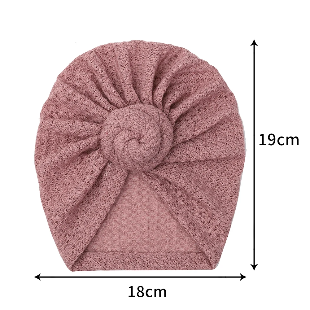 Gorro de punto de ganchillo para bebé, turbante de 3M-5T, gorro para recién nacido - imagen 2