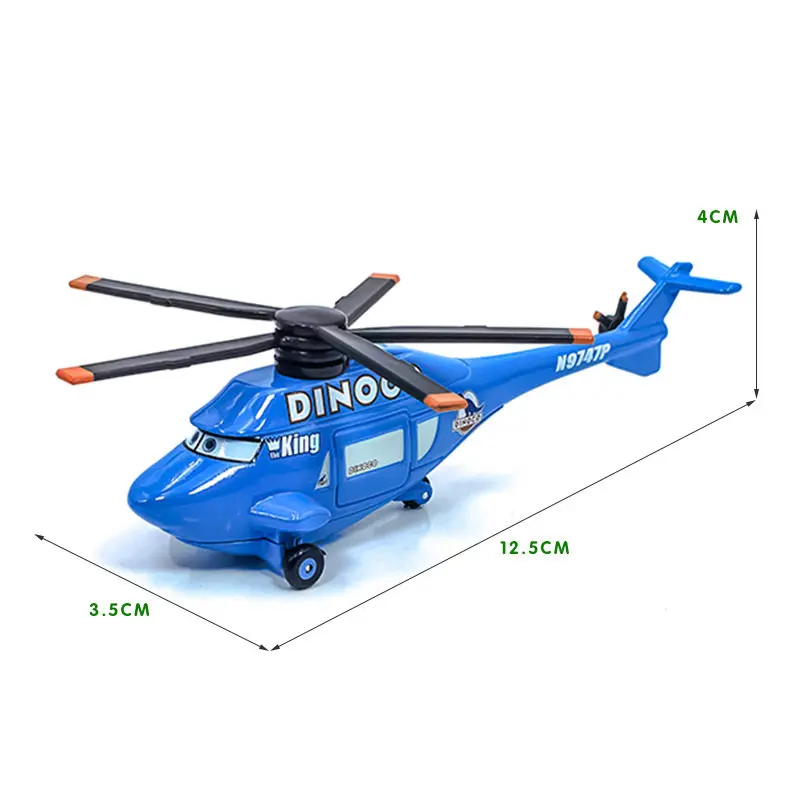 Disney Pixar Car 3 Lightning McQueen Racing Family King Aircraft Jackson Storm 1:55 aleación de Metal fundido a presión coche de juguete de cumpleaños para niños - imagen 2