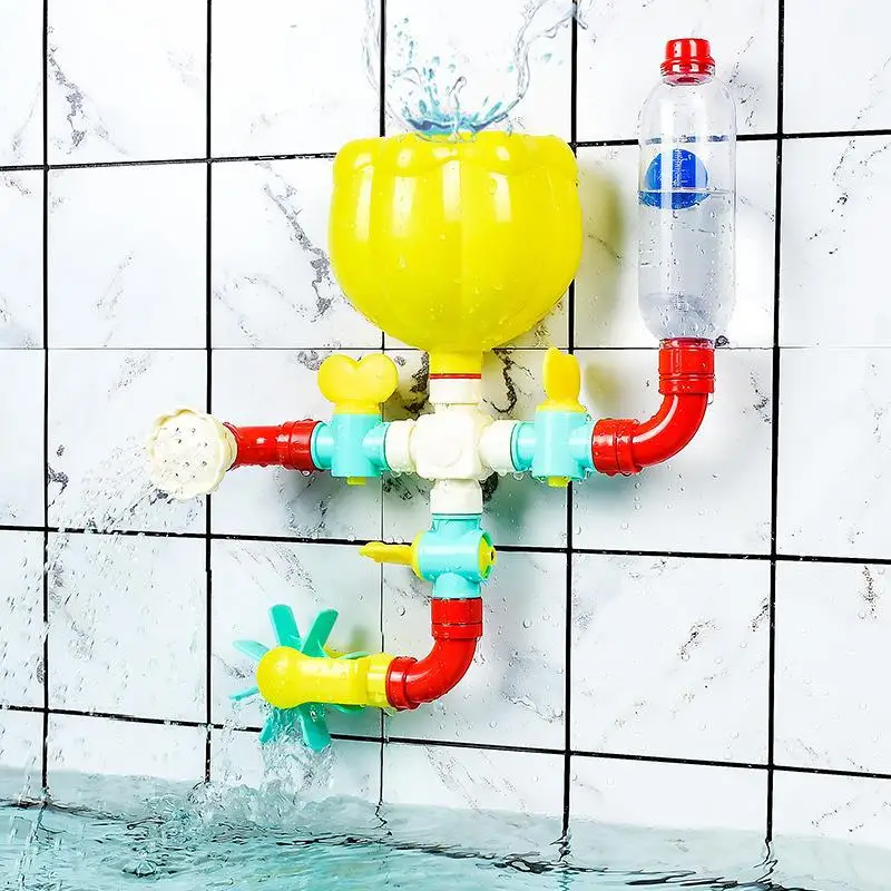 Juguete de baño con chorro de agua giratorio – Montessori para niños