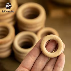 Anillo de dentición madera haya para bebé