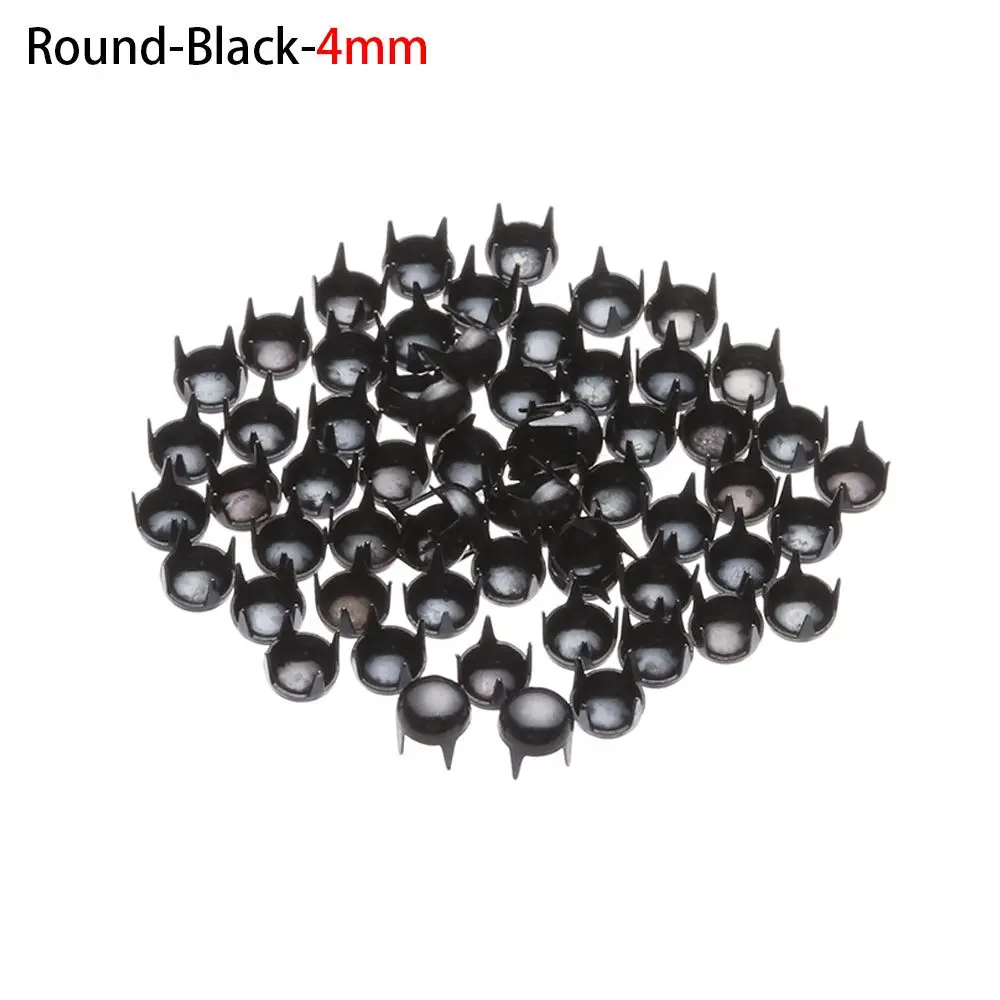 Black-Round 4mm