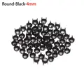 Black-Round 4mm