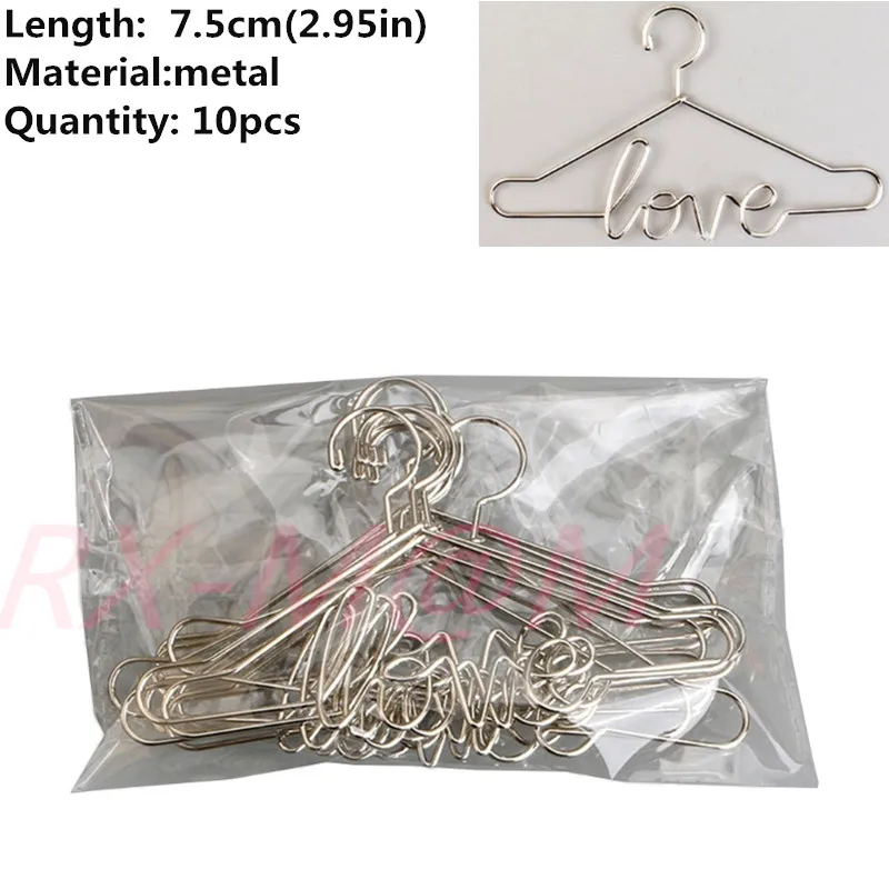 10pcs -7.5cm-Metal-E
