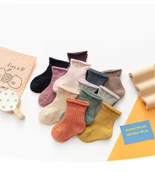 Calcetines de algodón peinado para bebé – Suaves y cómodos