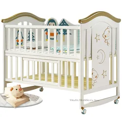Cuna convertible de madera para colecho infantil – Multifunción