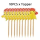 10pcs  toppers