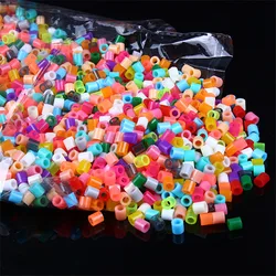 Rompecabezas 3d de cuentas de 5mm para niños, juguetes educativos aleatorios, DIY, regalos de Navidad, mezcla de colores, 1000 piezas