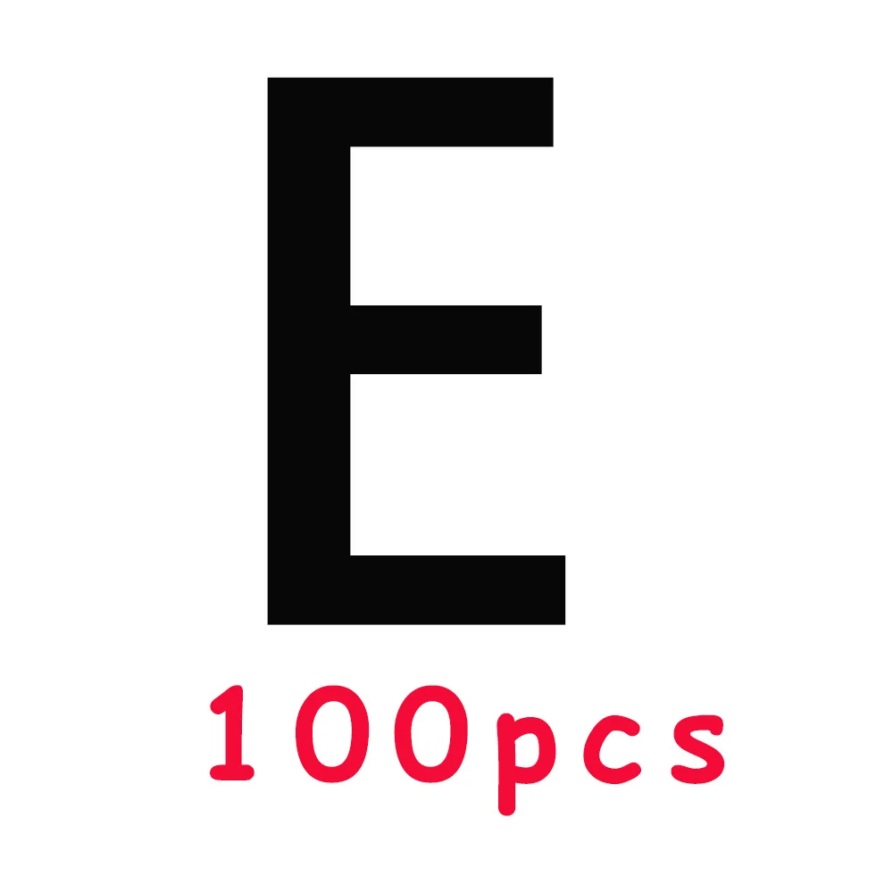 100PCS E