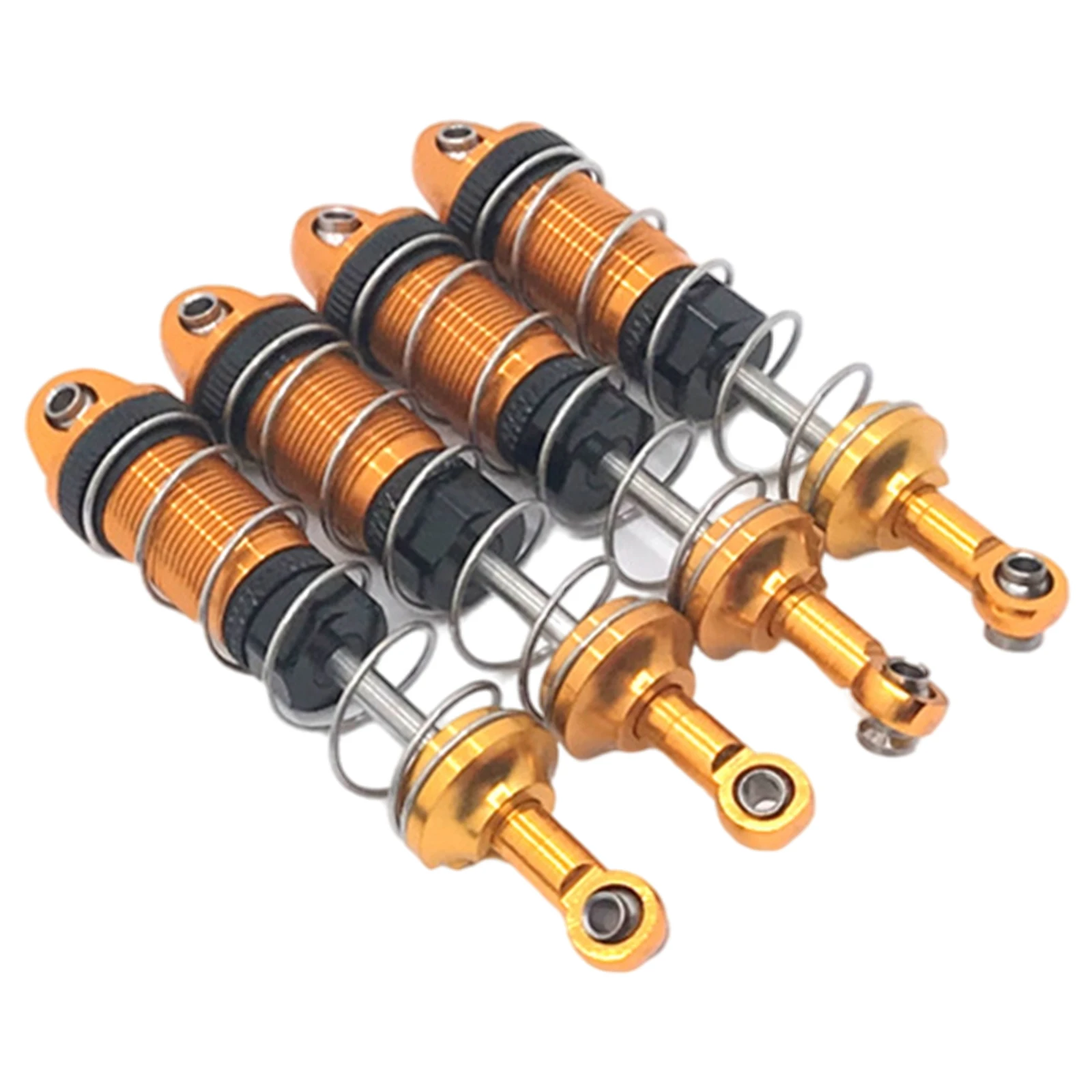 Amortiguador de Metal para coche teledirigido, piezas de bricolaje, 4x1:10, 74mm, para modelo de camión HB ZP1001 ZP1002 ZP1003 - imagen 4