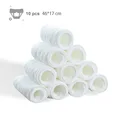 10pcs White 46x17cm