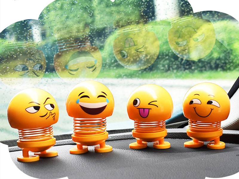 Muñecos cabezón de coche – Adornos divertidos para salpicadero - imagen 2