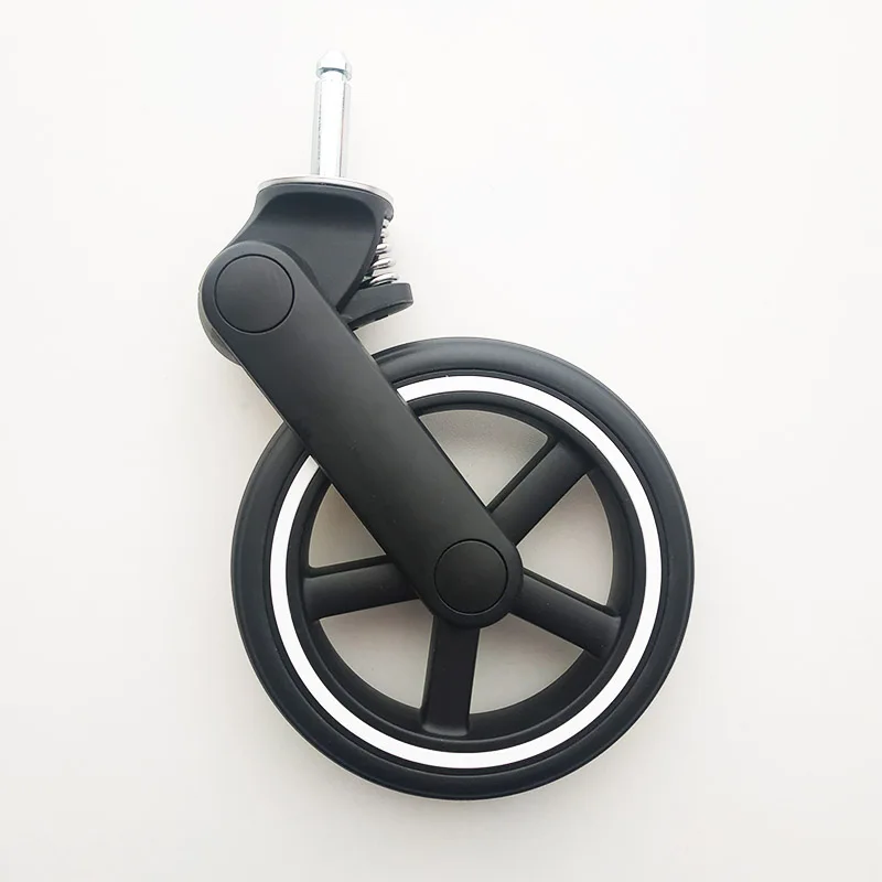 Ruedas delanteras tipo A con círculo blanco - Vista frontal