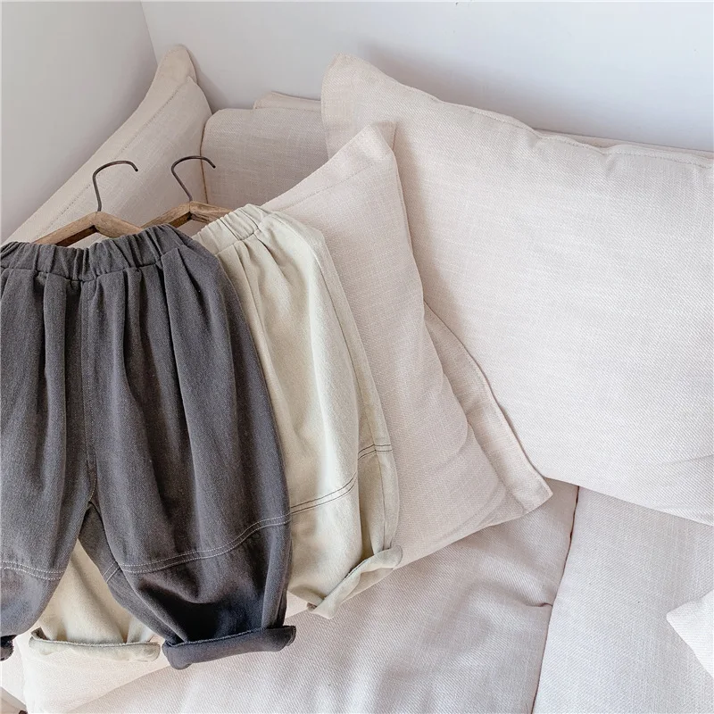 Pantalones bombachos para niños, ropa holgada, estilo corto - imagen 5