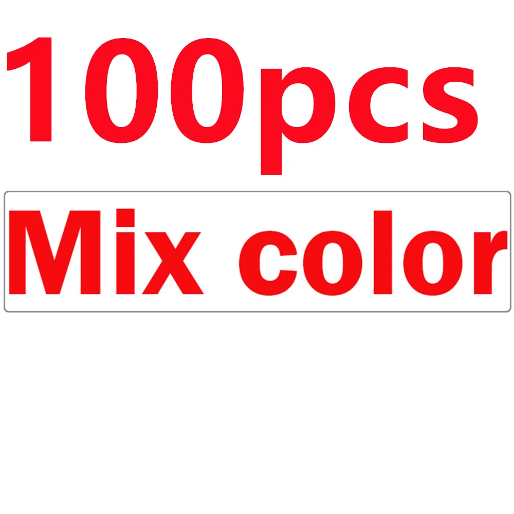 100pcs mix color