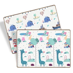 Alfombra de juegos acolchada – Impermeable y plegable