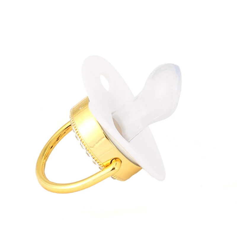 Chupete de corona ostentosa con chupetes, Clip de cadena, sin BPA, silicona, chupete para pezones, regalo para bebés recién nacidos, niños y niñas de 0 a 24M - imagen 4