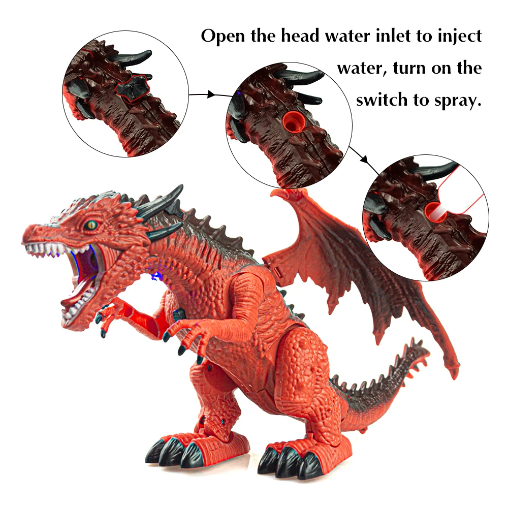 Spitfire Dinosaurio robot teledirigido con LED – Juguete educativo - imagen 5