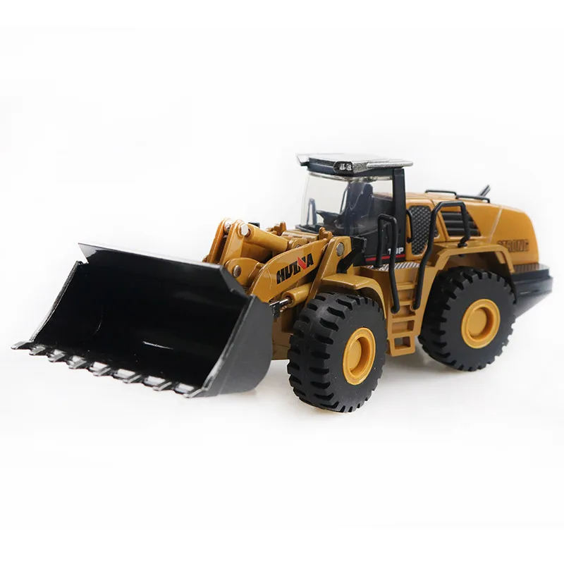HUINA-juguetes de aleación a escala 1:50, modelo fundido a presión, excavadora mecánica, juguete, ingeniería, construcción, coche, regalos para niños - imagen 3