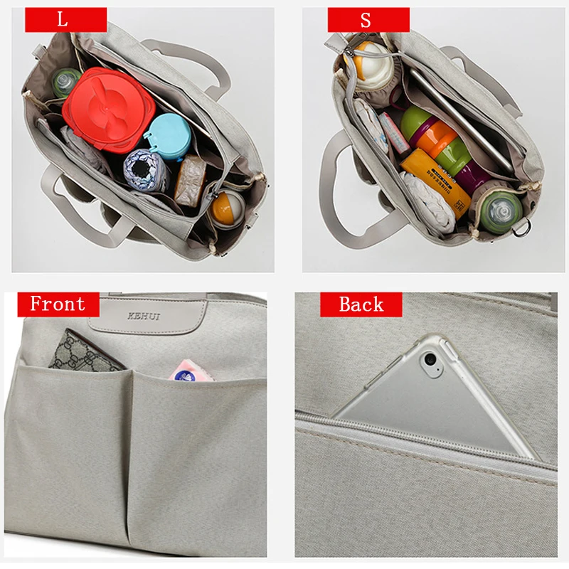 Lazykid-Bolsa de pañales para mamá, bandolera de hombro para mujer, cochecito de viaje para mamá, bolsa de almacenamiento para bebé, cuidado - imagen 4